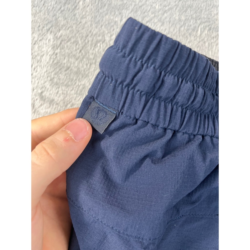 Lululemon Bowline Shorts Mens Size M Navy Blue Excellent Ripstop 5 Inch Inseam - Picture 7 of 8